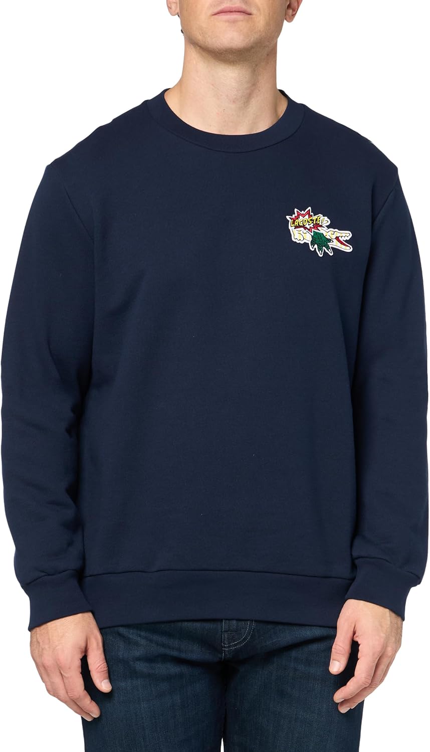 

Толстовка Lacoste мужская Badge из органического хлопка, Romantique