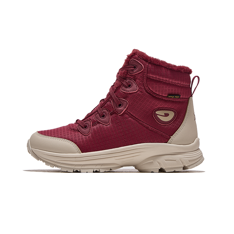 

Термоноски водонепроницаемые противоскользящие Crew Snow Boots Unisex HOT POTATO, бордовый (women's)