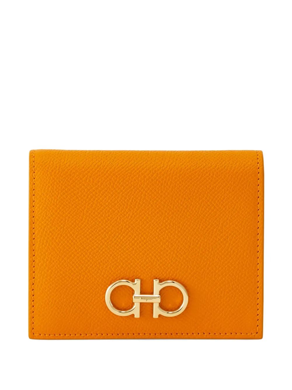 

Кошелек с декором Gancini Ferragamo, оранжевый