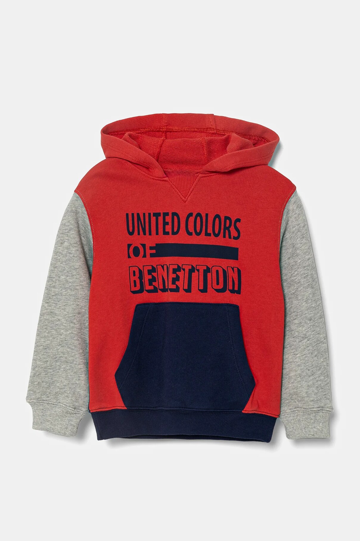 

Детская хлопковая толстовка United Colors Of Benetton, красный
