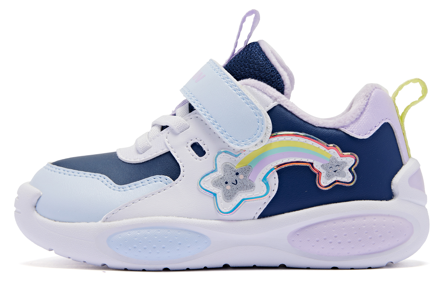 

QIAODAN Износостойкие термоботинки для малышей, цвет "Calm Blue Morning Purple"