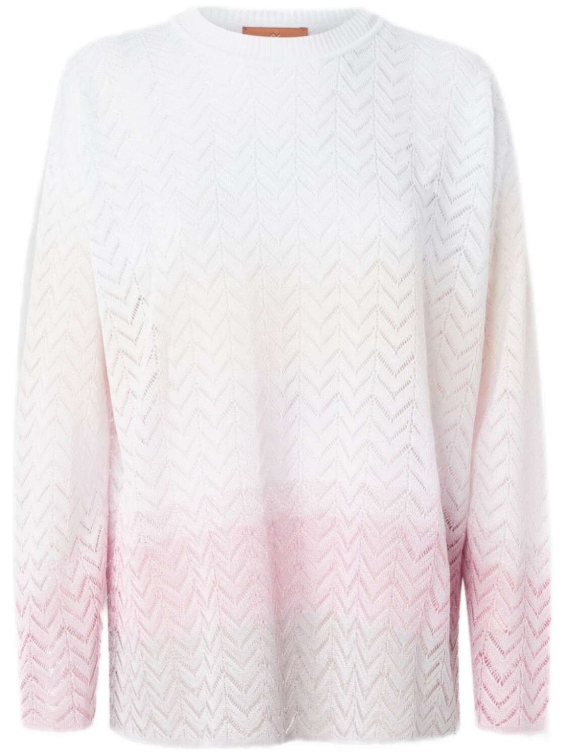 

Свитер Missoni с шевронным узором, белый