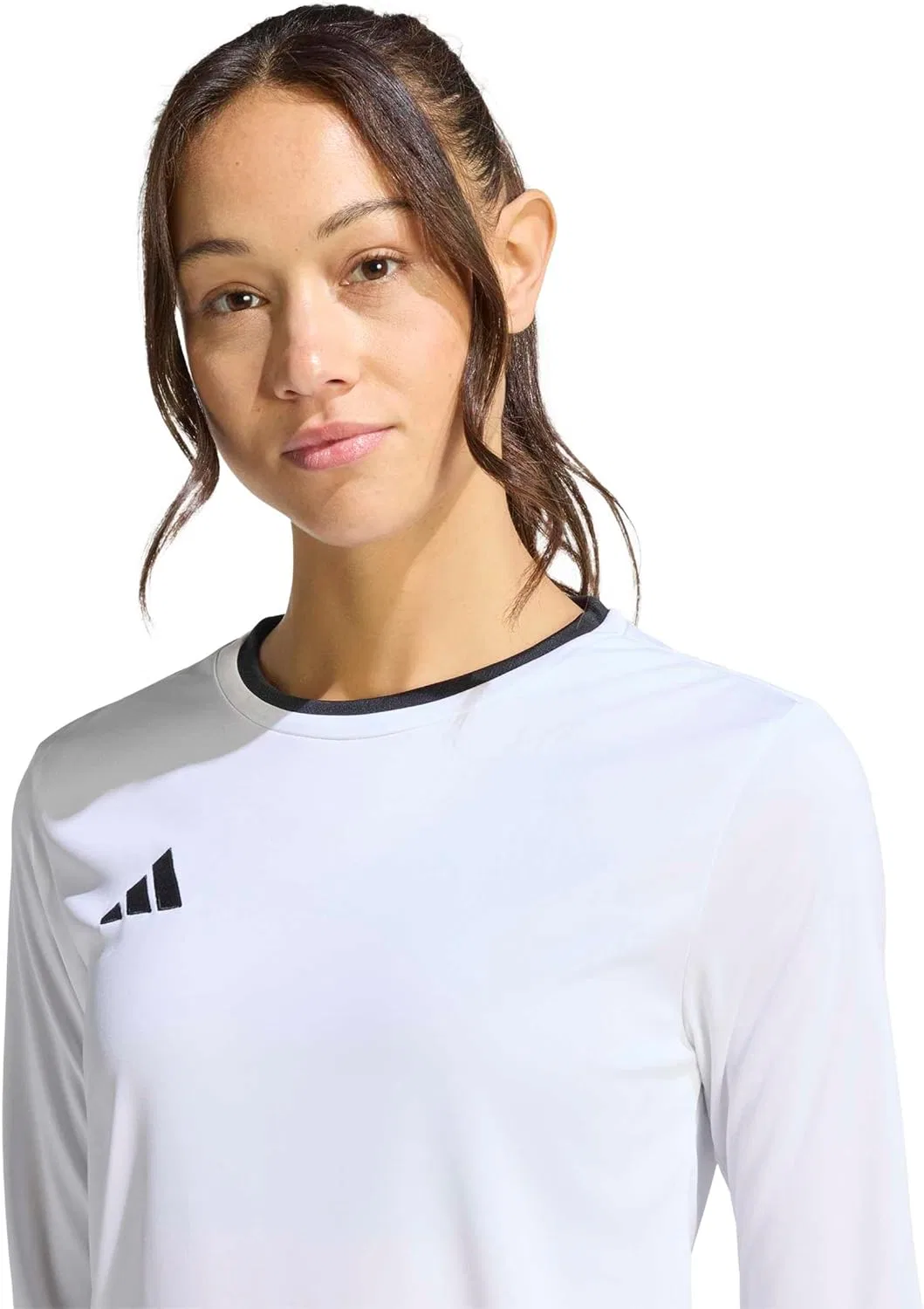 Футбольная джерси adidas, белый/черный — фото 3