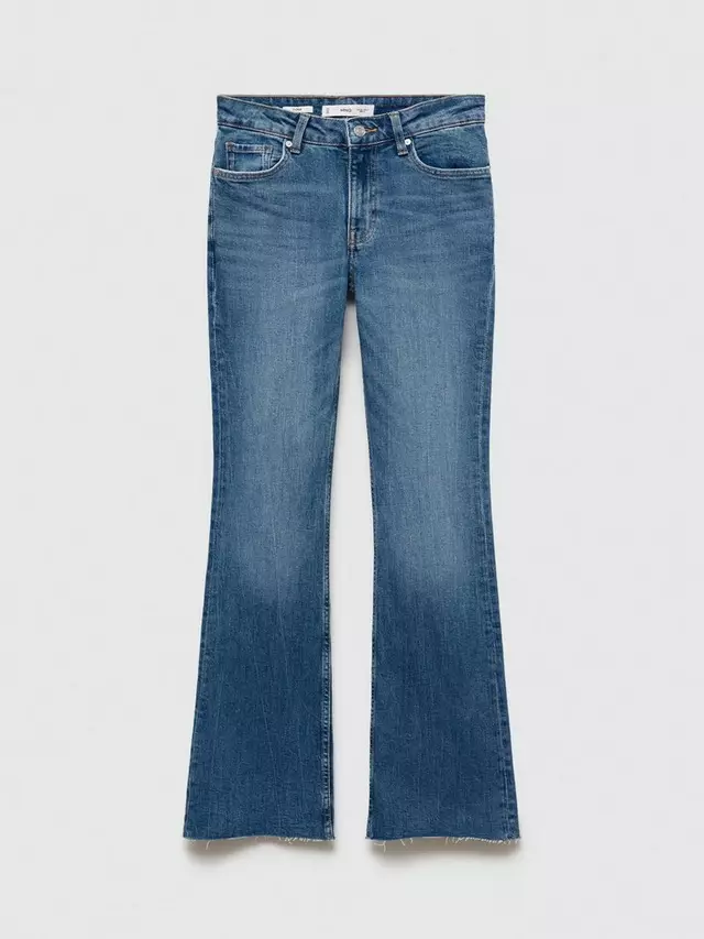 

Джинсы Mango Fiona Mid Rise Flare, цвет open blue