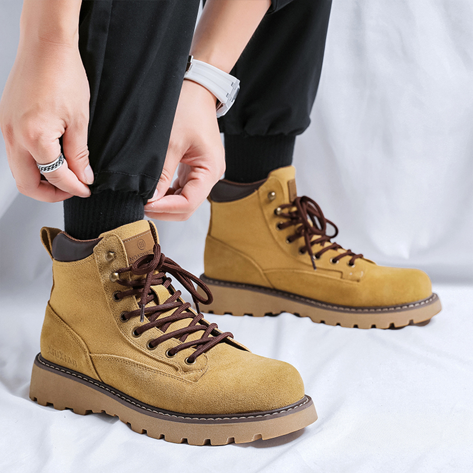 MADALLO Мужские ботинки Martin желто-песочного цвета, цвет Sand — фото 4