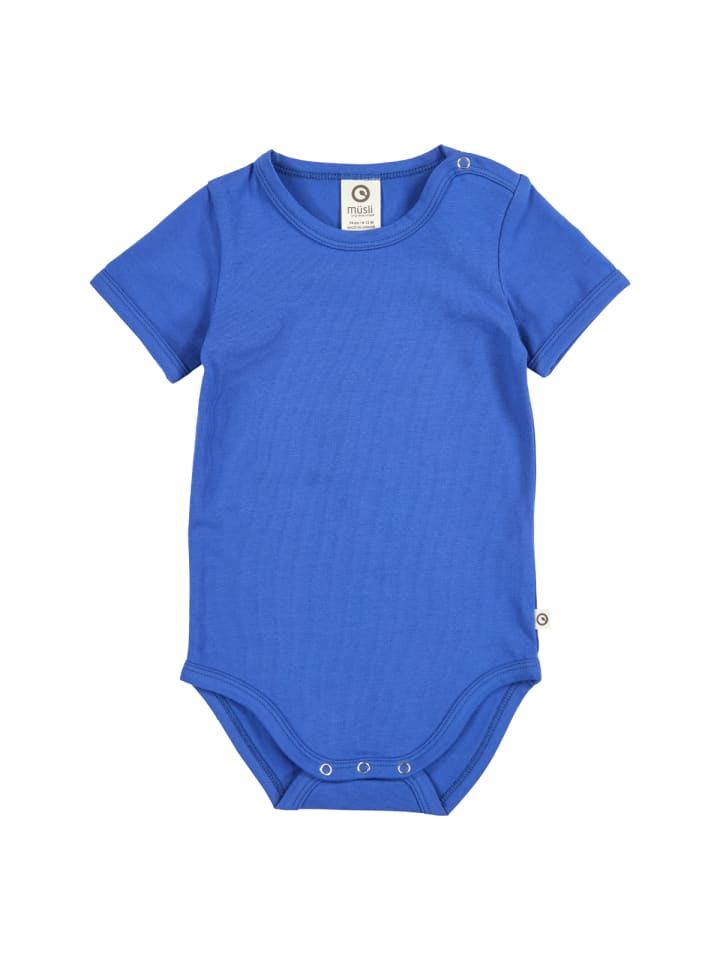 

Müsli Боди с короткими рукавами лазурно-голубого цвета