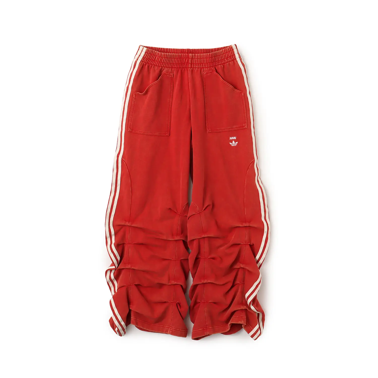 

Спортивные брюки Adidas X Avavav со складками Adidas Originals, оранжевый красный