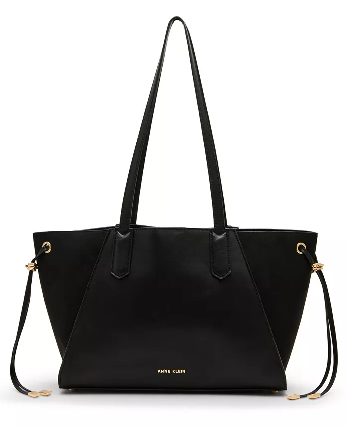 

Сумка-тоут East West среднего размера Anne Klein, черный