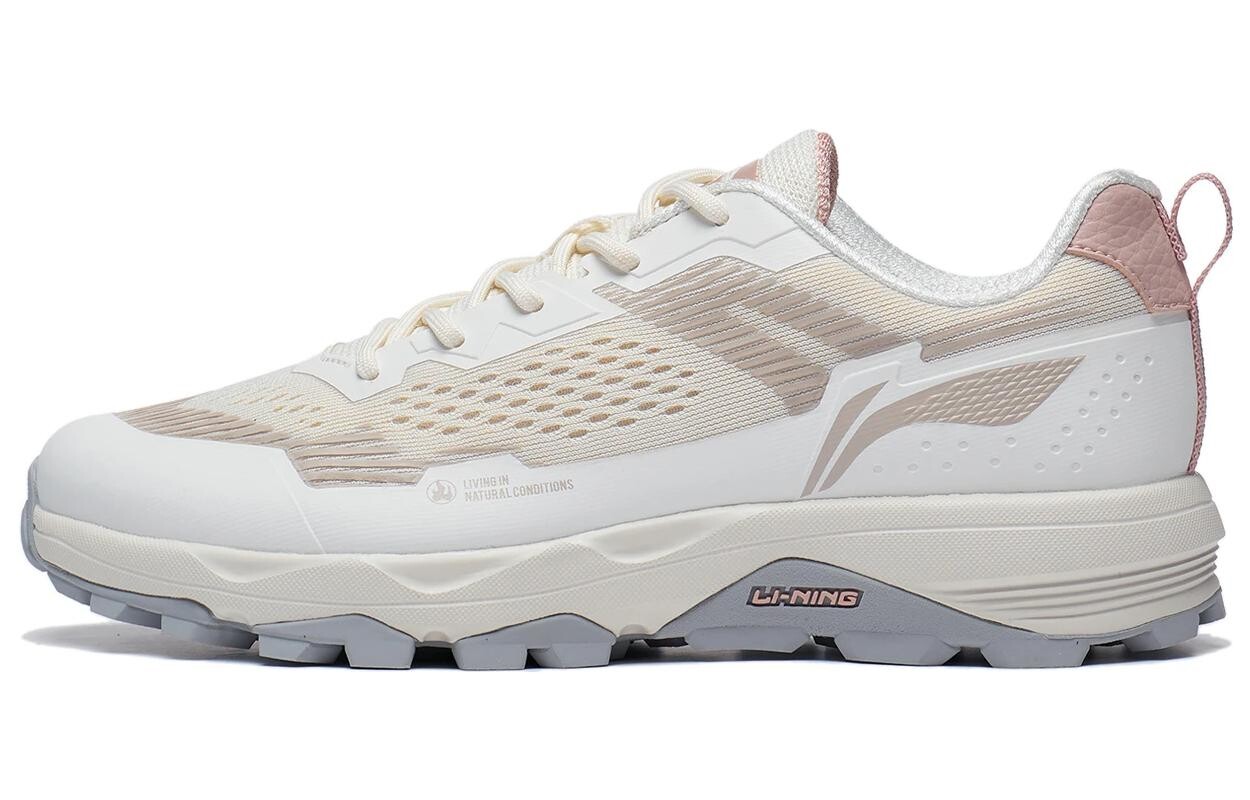 

Кроссовки женские Gundam Running Shoes Low-top бежевые/белые Lining