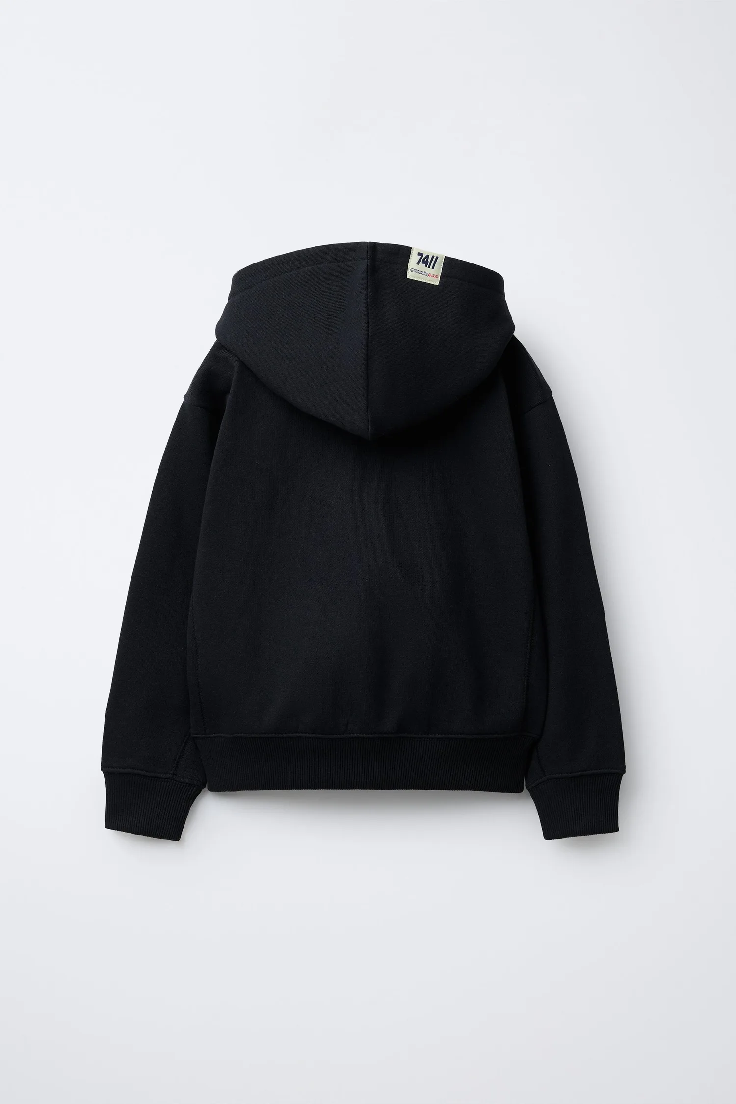 Комплект из флисовой толстовки и брюк-баллонов Zara, темно-синий — фото 3