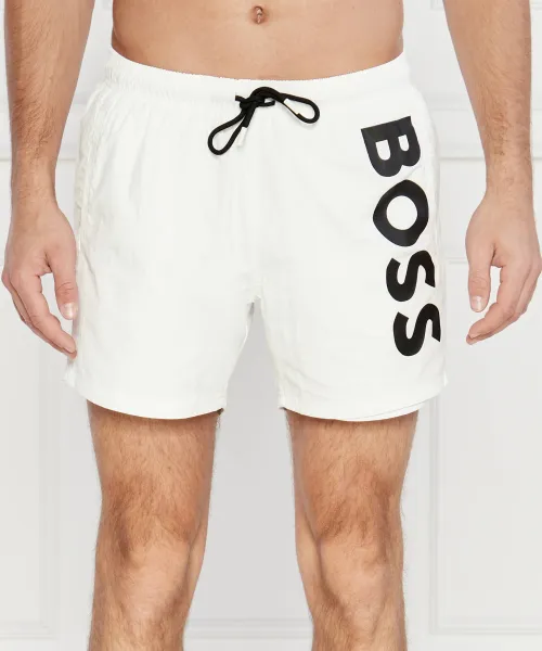 

Плавки-Шорты «Осьминог» Regular fit Boss, белый