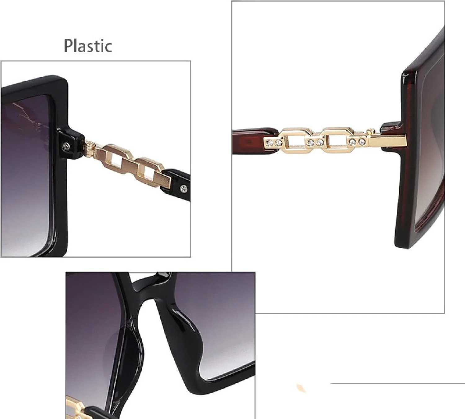 

Роскошные солнцезащитные очки в разноцветной полосатой оправе для мужчин и женщин, модные очки с защитой от УФ-излучения UV400, винтажные очки TKKTLLT, Blue Strips