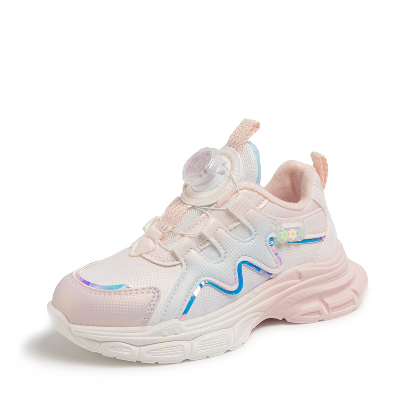 

Детские беговые кроссовки Slip Resistant Abrasion Resistant Kids' KINDDOG, (h-88/cotton-lined) розовый