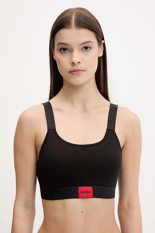 

Бюстгальтер bralette pad.red lab HUGO, черный