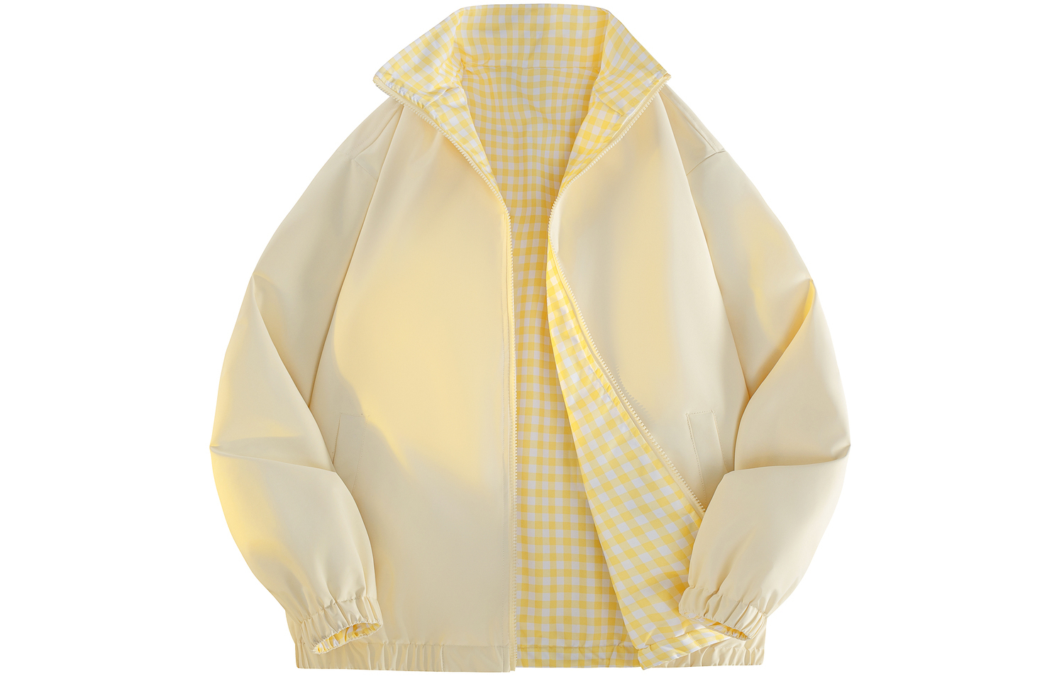 

Куртка Unisex Stand Collar Moderate VanCamel, светло-желтый[61 plaid]