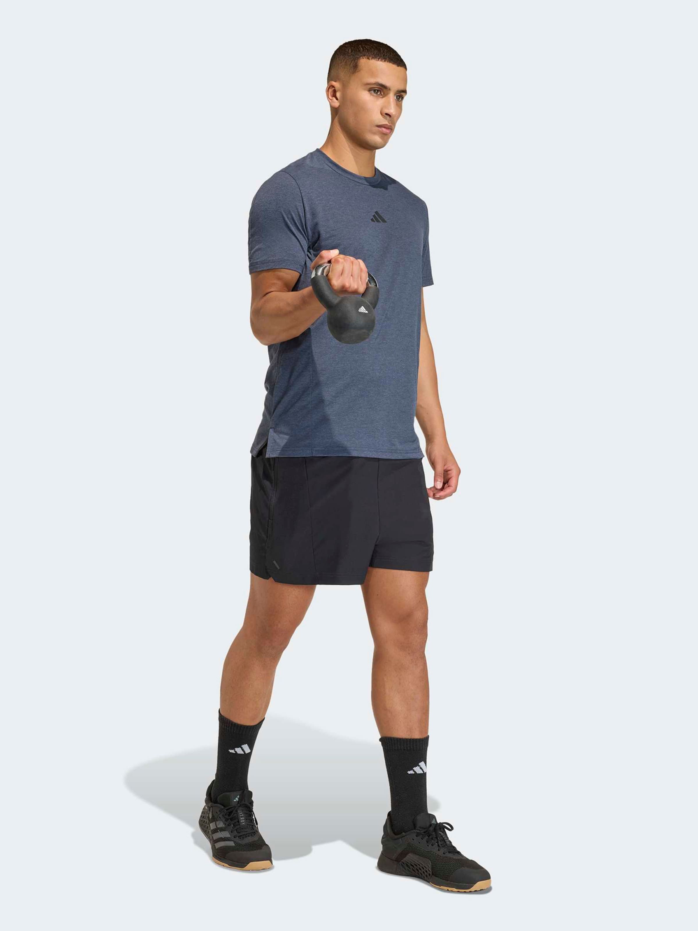 Adidas Performance Футболка для тренировок regular performance в цвете navy — фото 4