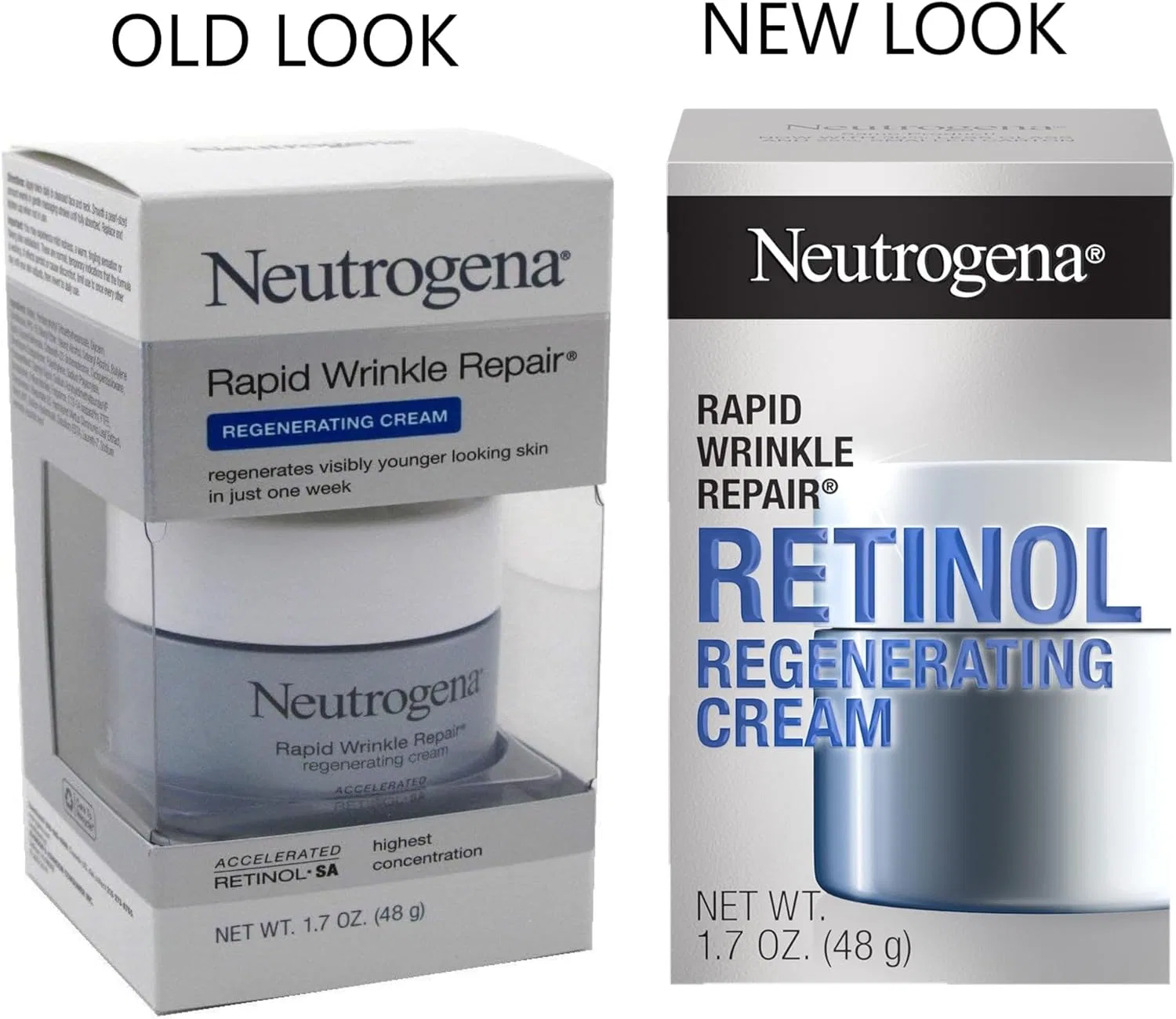 Набор Neutrogena — Дневной крем Rapid Wrinkle Repair Regenerating Cream 1.7oz Medium, набор 3 шт — фото 2