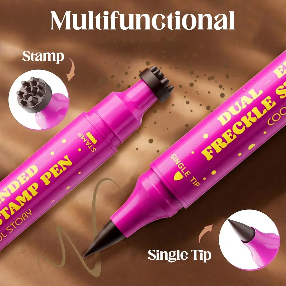 Карандаш для веснушек Natural Lifelike Freckle Makeup Pen (темный шоколад) Comedyking, Dark Chocolate — фото 4