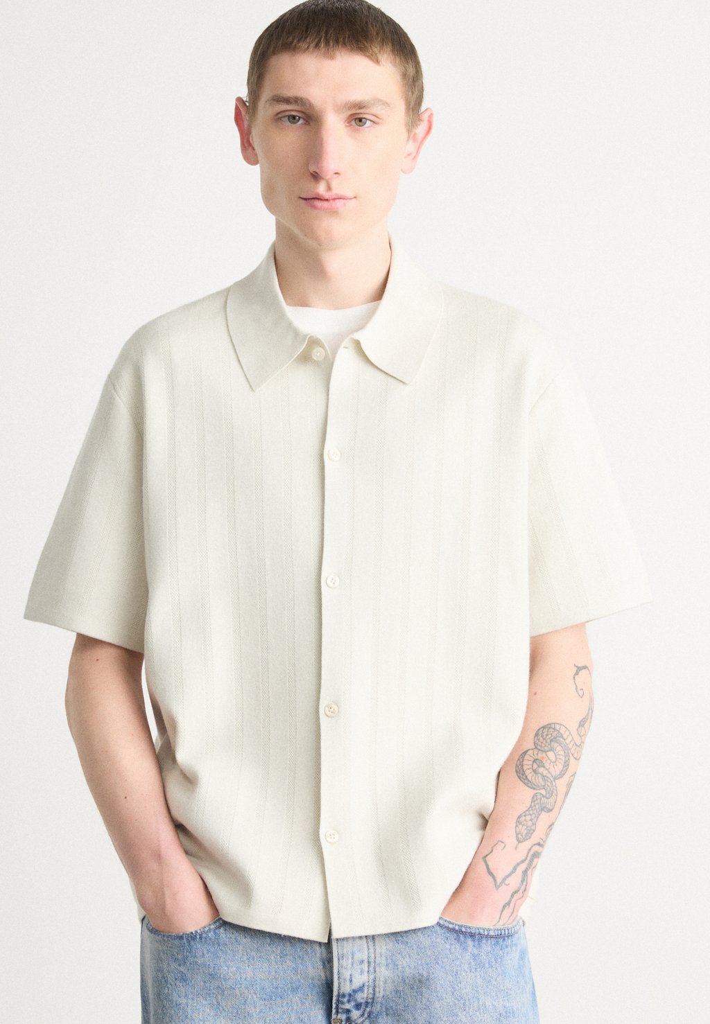 

Рубашка SHIRT Calvin Klein, молочный