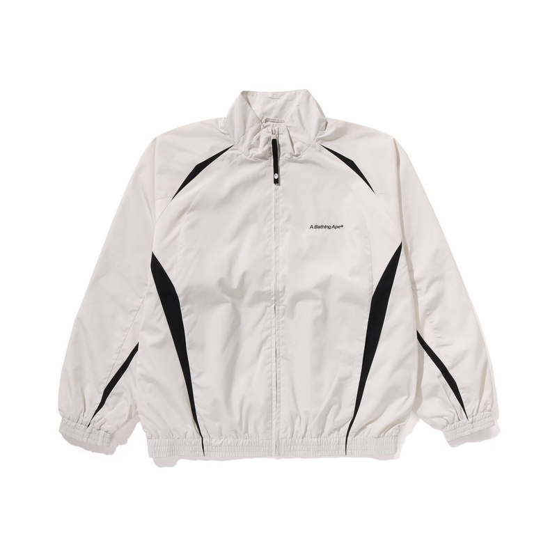 Курка Bape Bathing Ape Logo Nylon Track Jacket A BATHING APE, черная BKX — фото 4