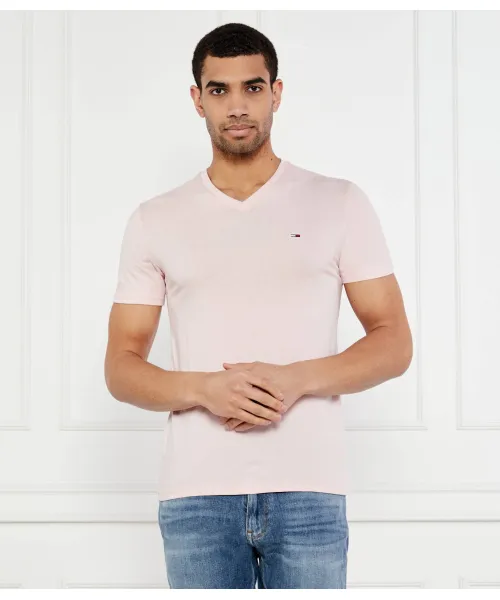 

Футболка Slim fit Tommy Jeans, розовый