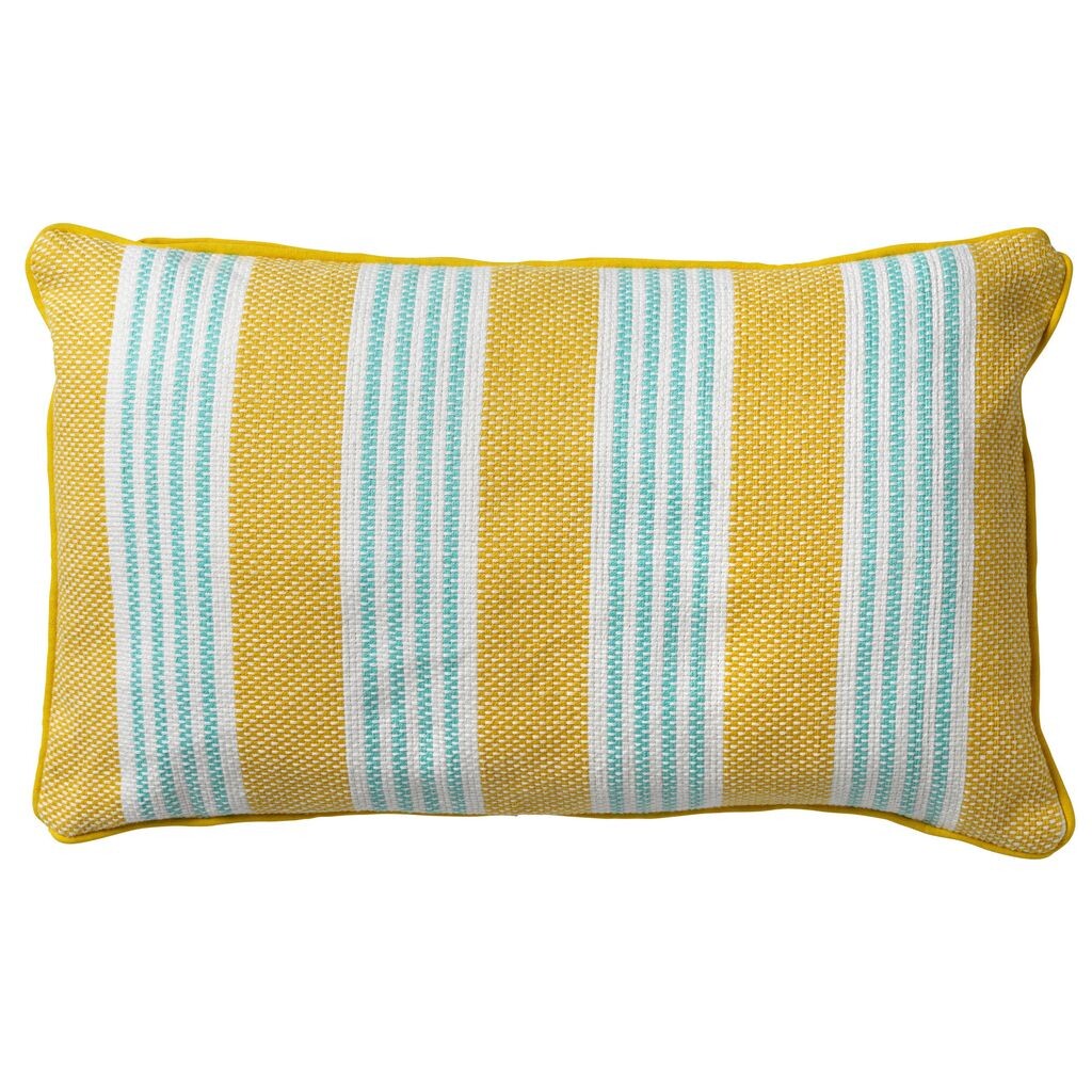

STRIPES - Чехол на подушку хлопок лимон 30х50 см Dutch Decor