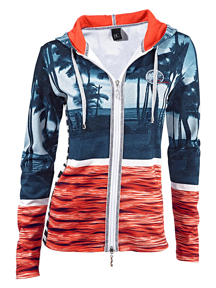 

Спортивная куртка Heine, цвет dunkelblau/orange