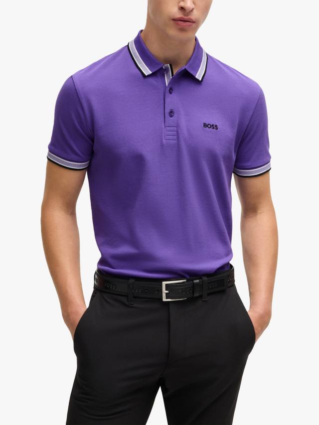 

BOSS Paddy логотип пике поло HUGO BOSS, Purple