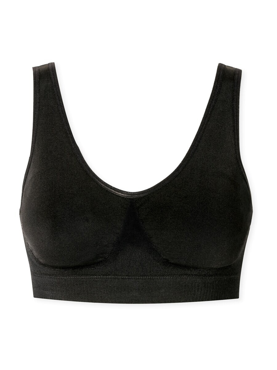 

Бюстгальтер SCHIESSER Bralette Bra Casual Seamless, черный