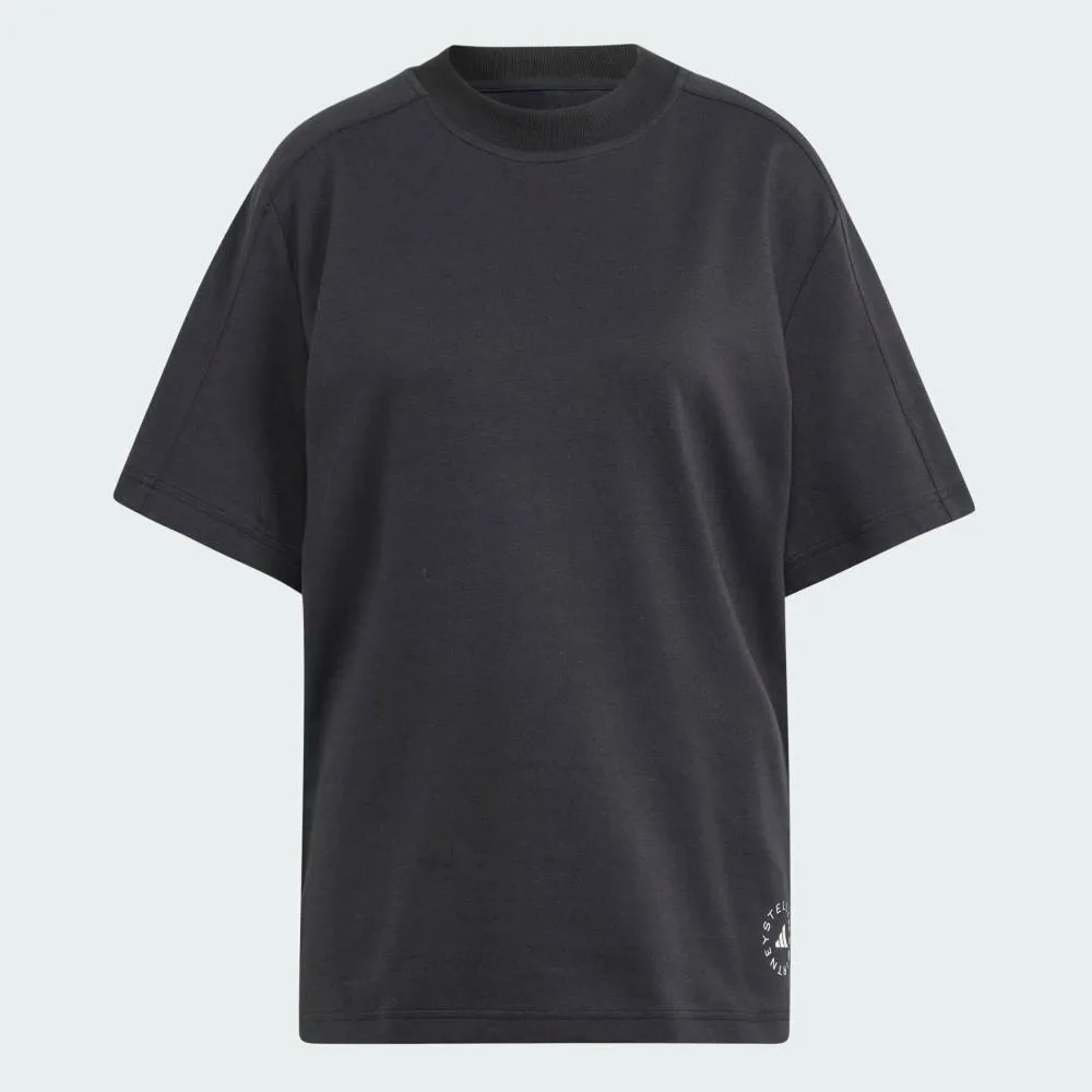 Футболка с короткими рукавами Adidas Adidas by Stella McCartney с логотипом, цвет Black