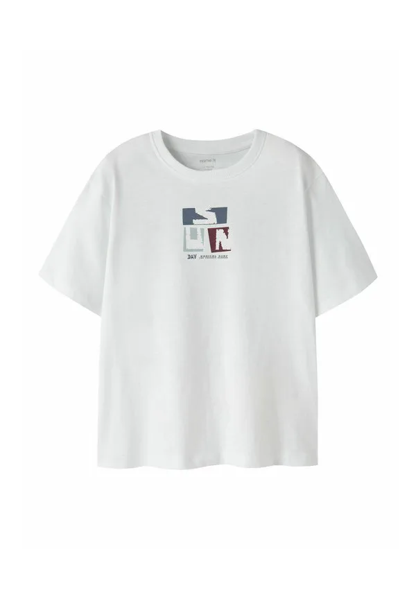 Футболка с принтом nkmfemmin в коробке Name It, Bright White