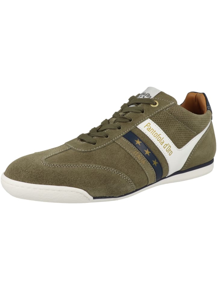Низкие кеды Vasto Suede зеленого цвета Pantofola D'Oro — фото 4