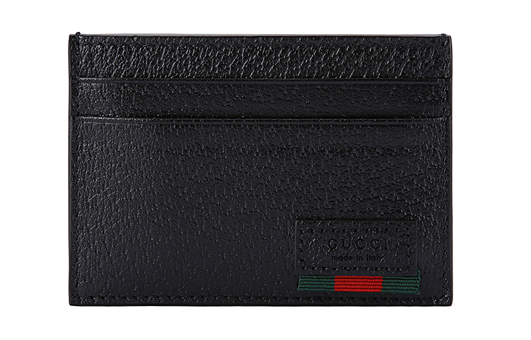 

Кожаная кардхолдер для мужчин черный GUCCI