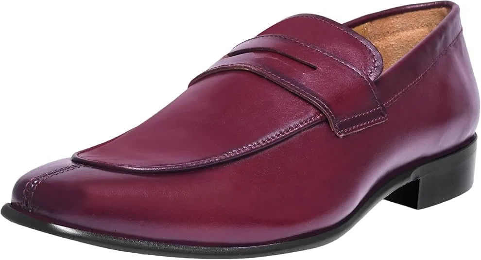 Мокасины кожаные LIBERTYZENO Penny Burgundy