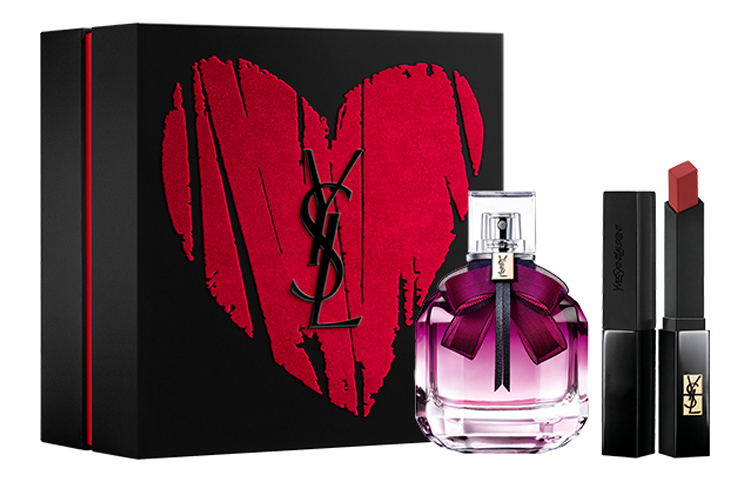 

SAINT LAURENT Набор помады и парфюма little gold bar для женщин