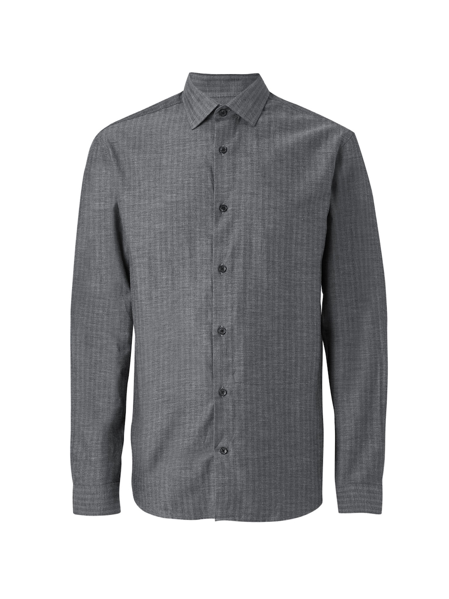 

Рубашка на пуговицах классического кроя JACK & JONES JPRBLAParker, Mottled Black