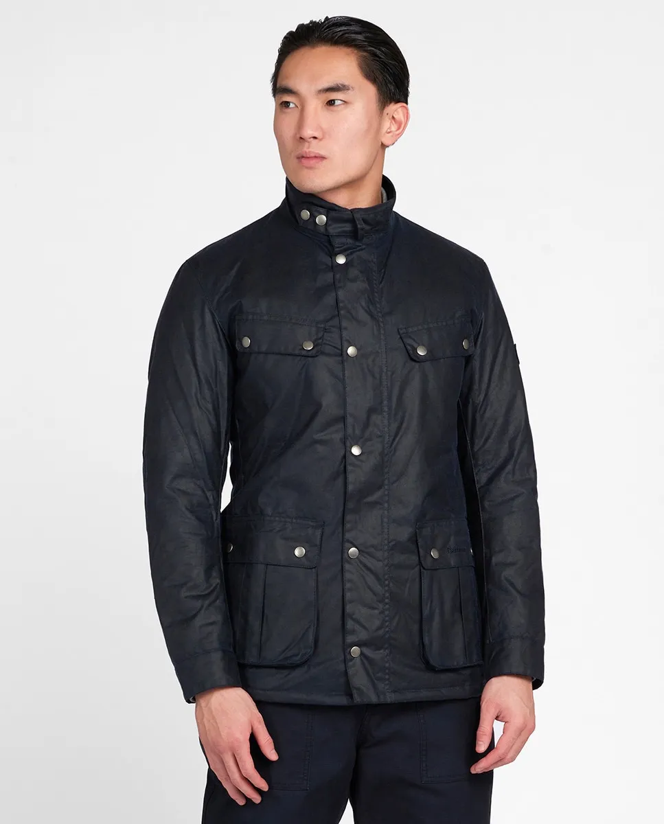 

Мужская куртка синего цвета с карманами Barbour International, тёмно-синий