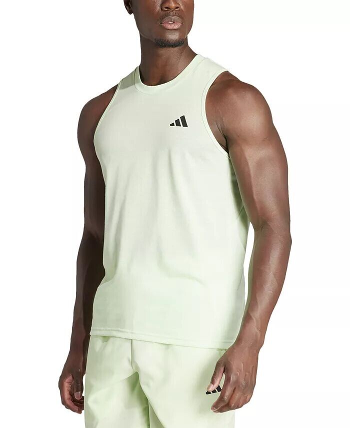 

Мужская спортивная майка Essentials Slim-Fit Feelready adidas, зеленый
