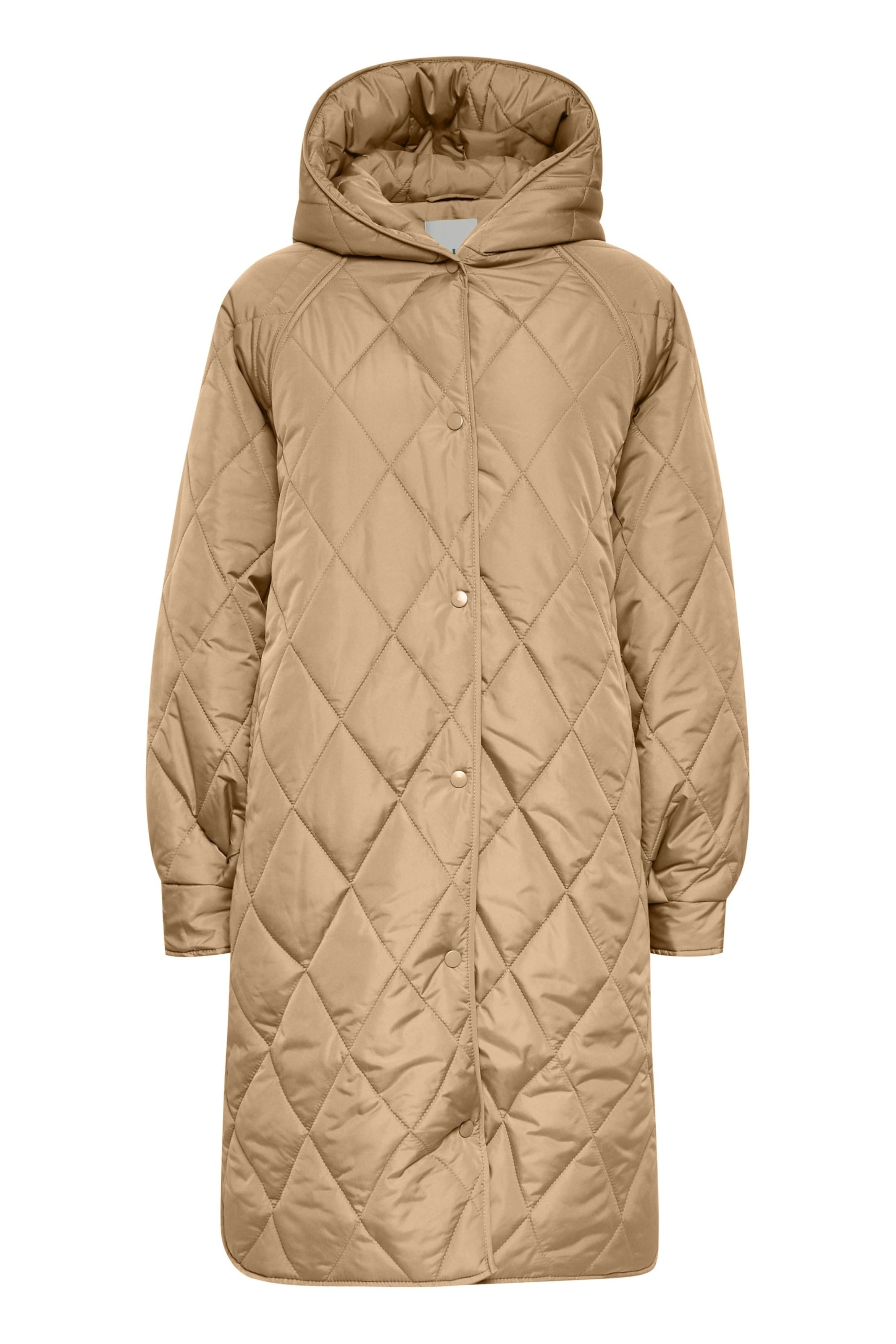 

ICHI Межсезонное пальто светло-коричневого цвета