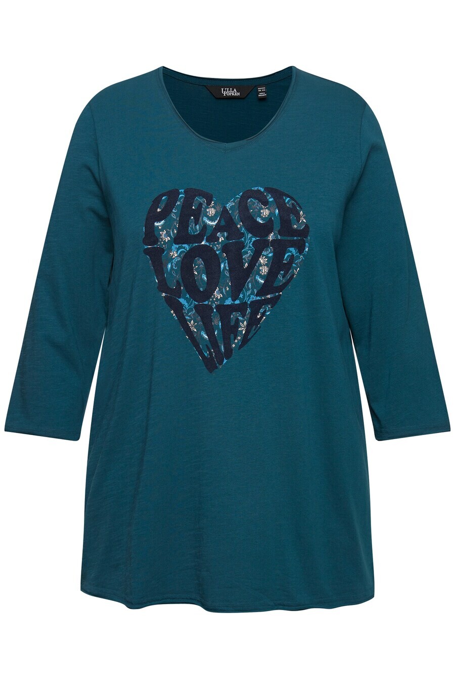 

Топ Ulla Popken Shirt, синий