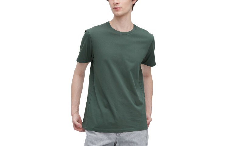 

Футболка унисекс бирюзовая Uniqlo, бирюзовый