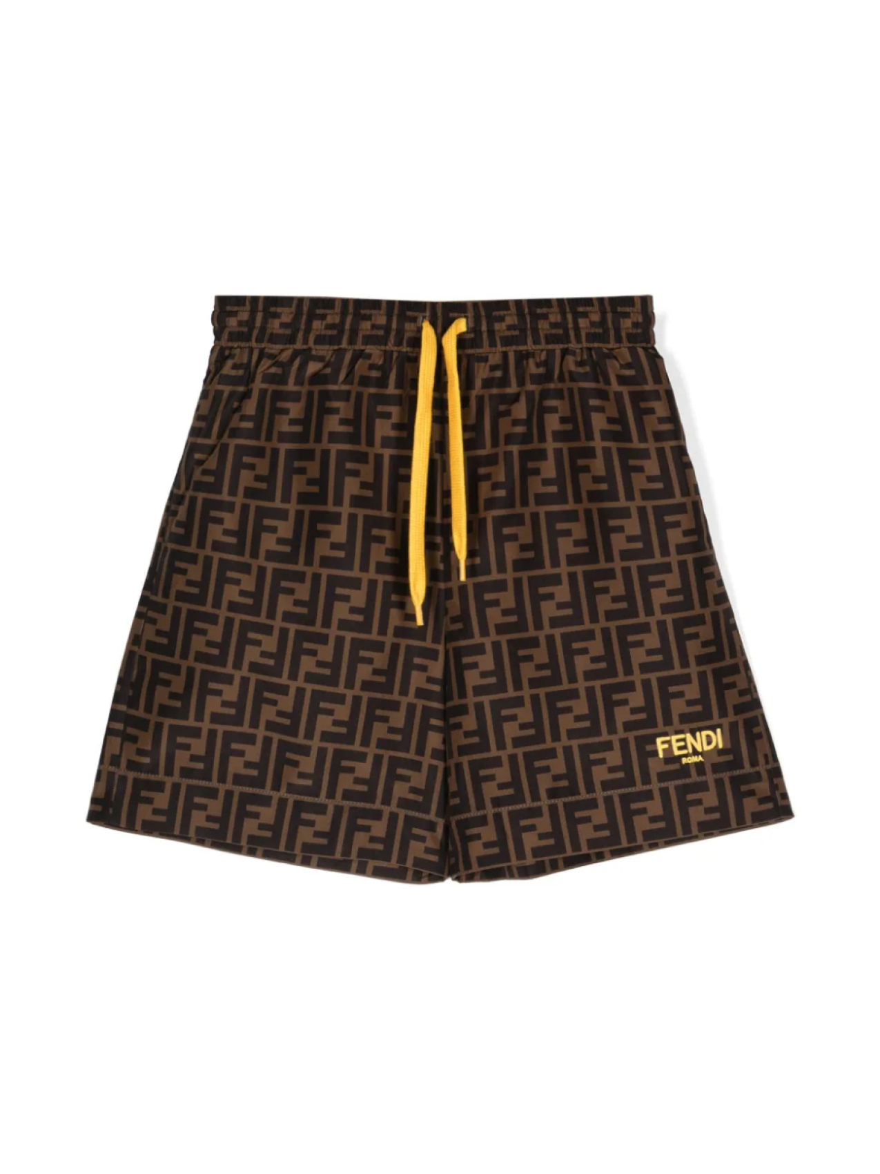 

Плавки-шорты с принтом FF Fendi Kids, зеленый