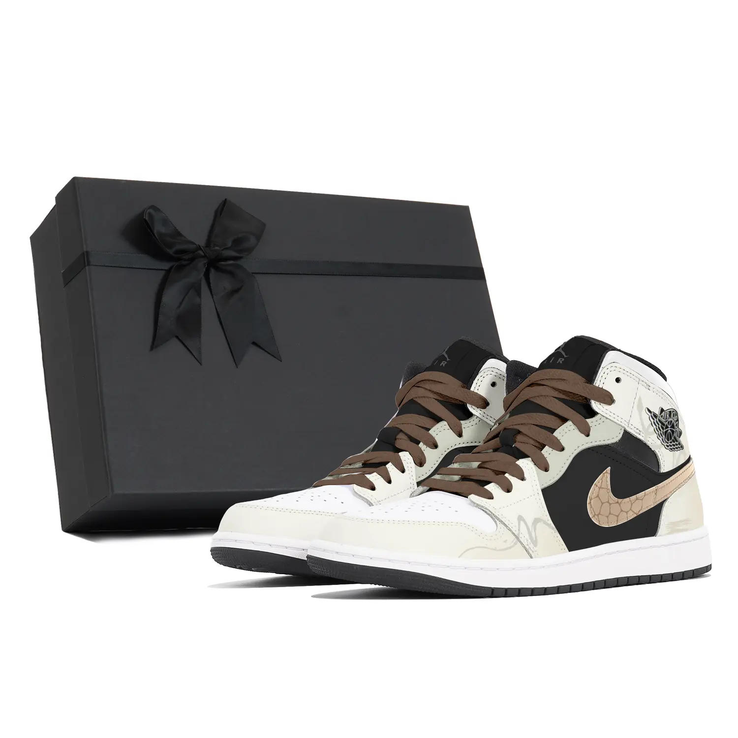 

Jordan Винтажные баскетбольные кроссовки Air 1 мужские мид-топ белые