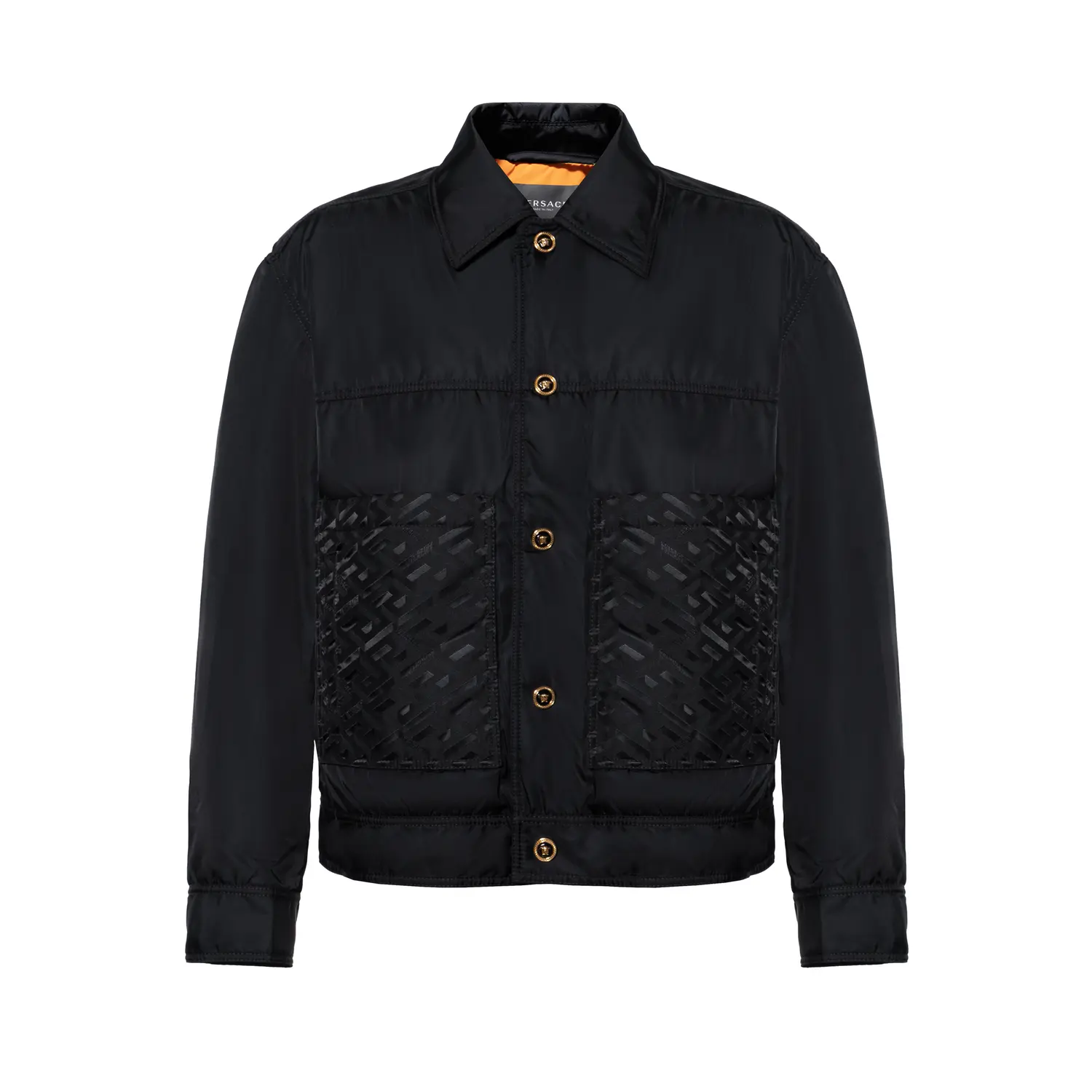 

VERSACE Куртка мужская, черная, Черный, VERSACE Куртка мужская, черная