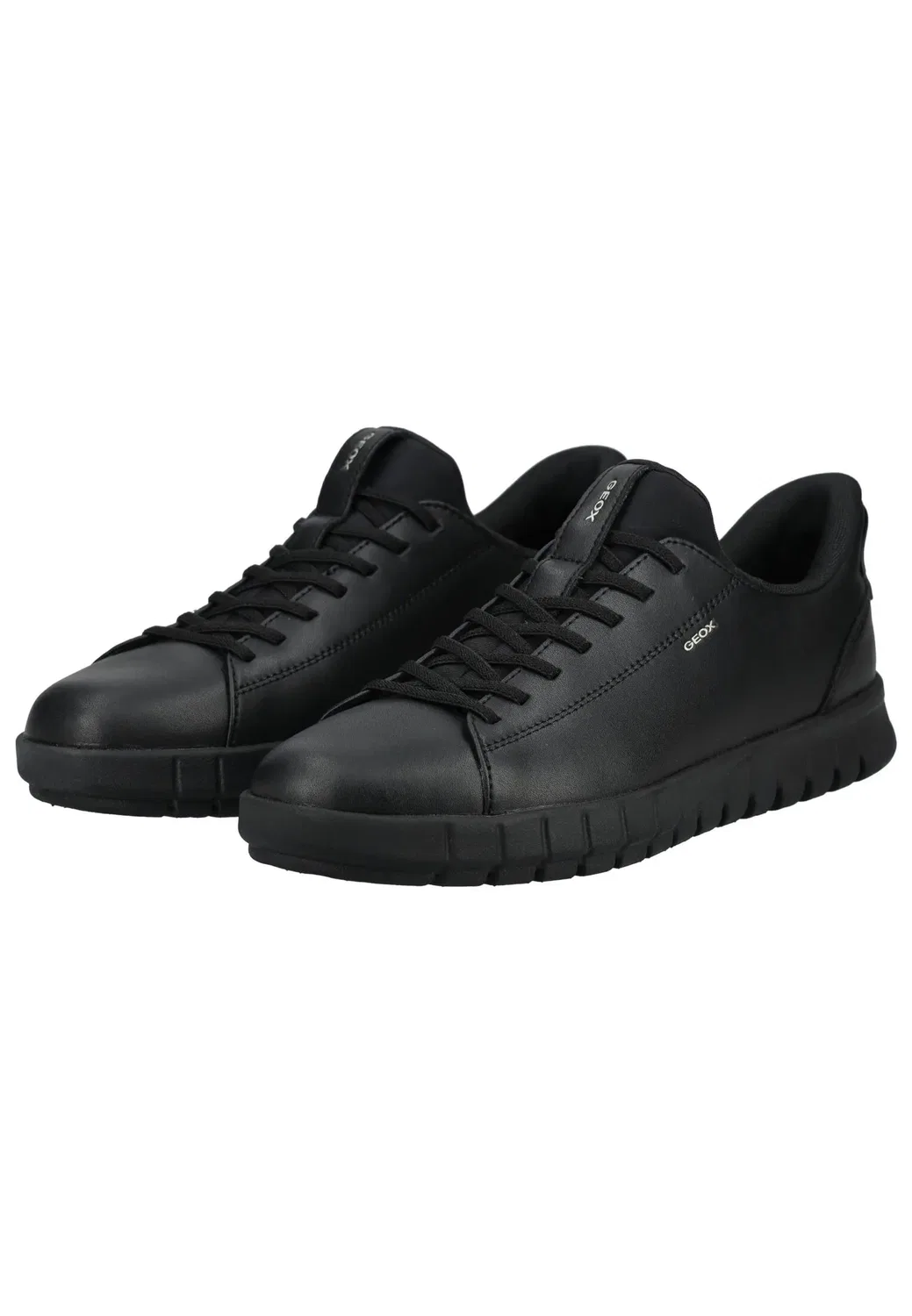 Sneakers low из кожи, Geox, черный — фото 3