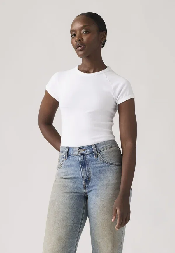 Футболка с принтом Riley raglan tee Levi'S, ярко-белый — фото 2