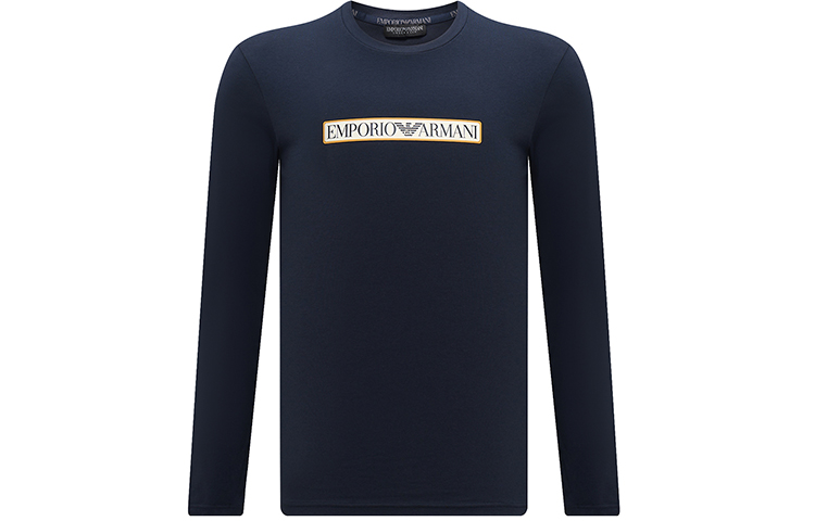 EMPORIO ARMANI Футболка мужская navy blue — фото 3