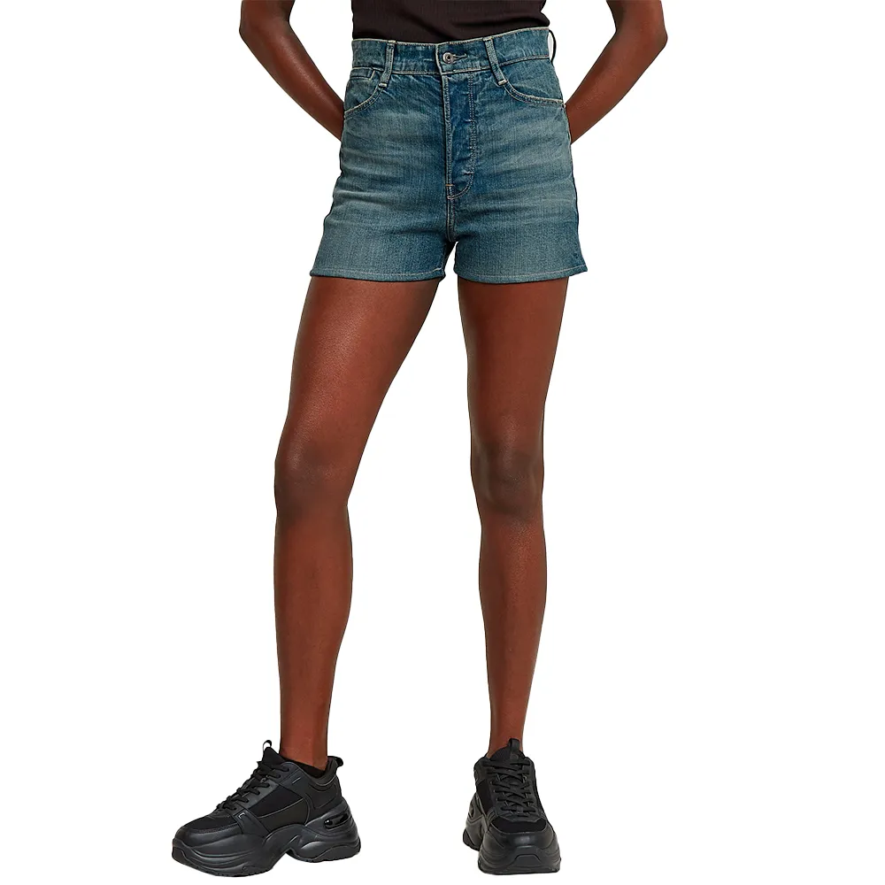 

Шорты G-Star Tedie Ultra High Rp denim, синий