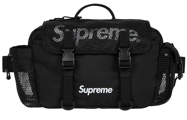 

Supreme Поясная сумка SS20 черная