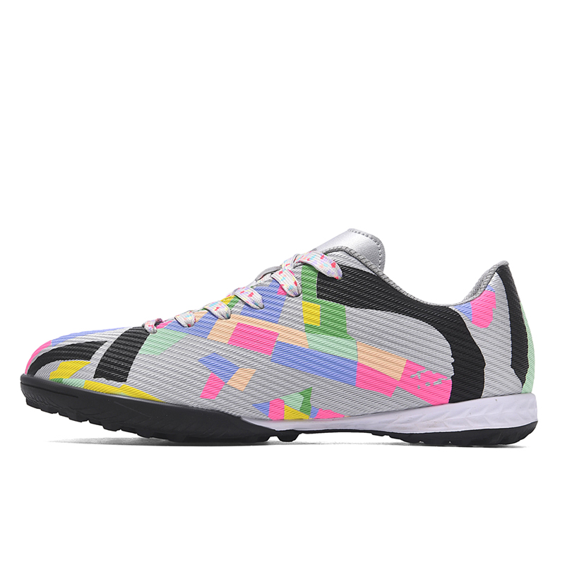 

Износостойкие дышащие низкие детские футбольные бутсы для подростков AMICNIEGD, серебро